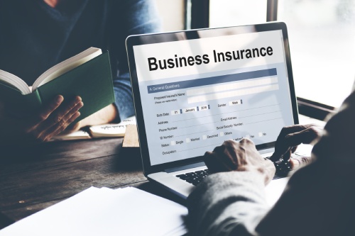 Business Insurance Benefit Document Concept